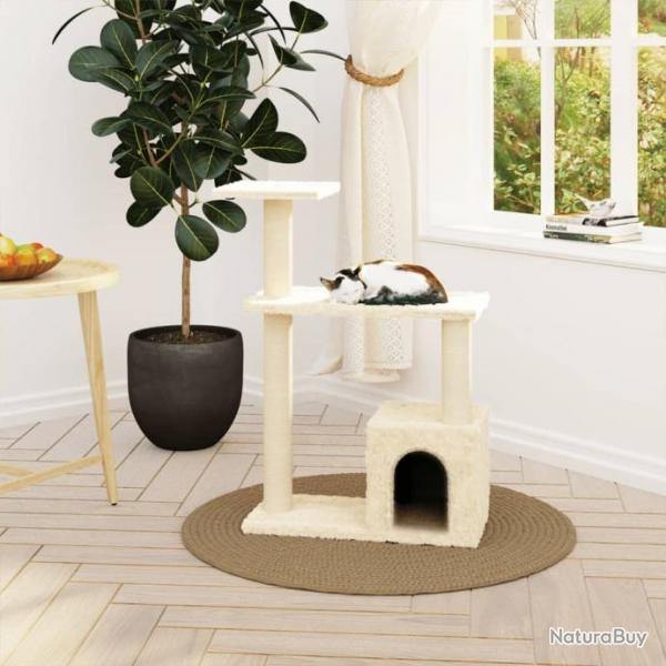 Arbre  chat n sisal Crme 70 cm