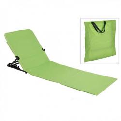 Chaise tapis de plage pliable PVC Vert