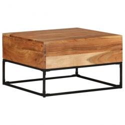 Table basse 68x68x41 cm Bois d acacia solide