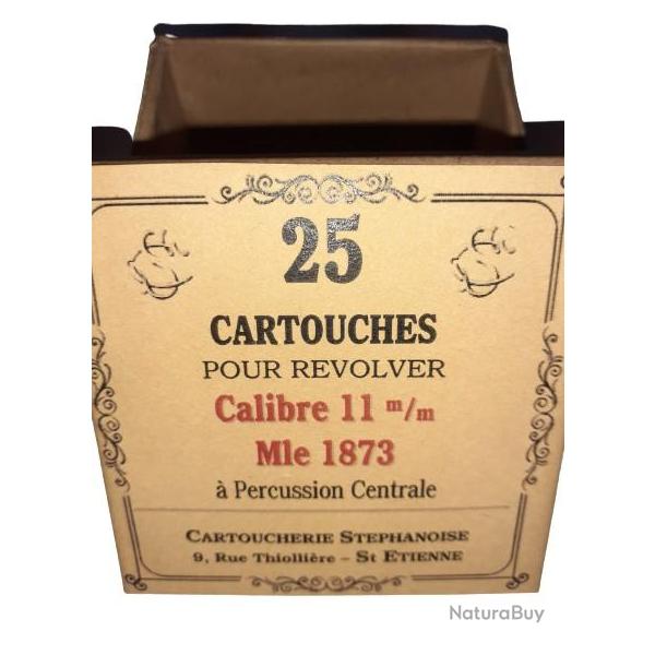 11 mm Mle 1873 ou 11mm 73: Reproduction boite cartouches (vide) CARTOUCHERIE STEPHANOISE 8709591