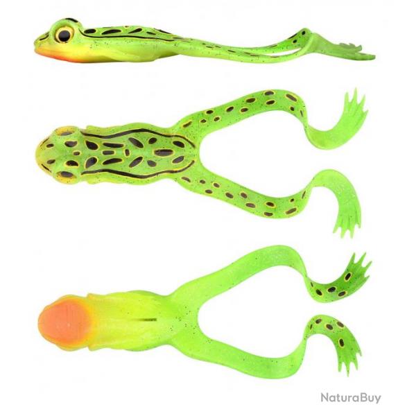 Leurre Souple Grenouille Iris The Frog 12cm 20gr Fluo Green Frog