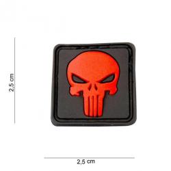 Patch 3D PVC Punisher Rouge (101 Inc)