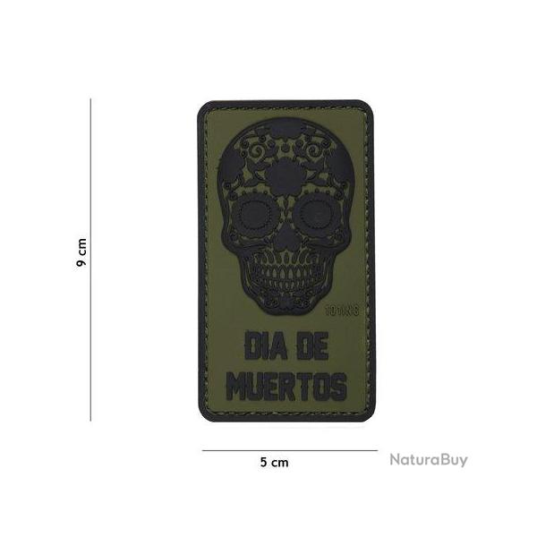 Patch 3D PVC Dia de Muertos OD (101 Inc)