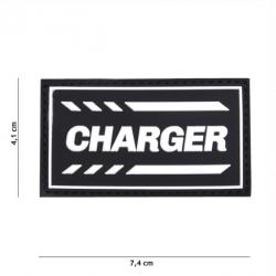 Patch 3D PVC Charger Noir (101 Inc)