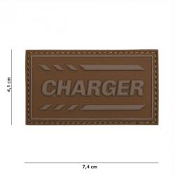 Patch 3D PVC Charger Coyote (101 Inc)