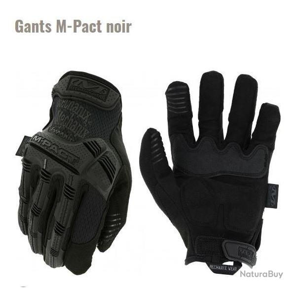 gants tactique mechanix Mpact noir