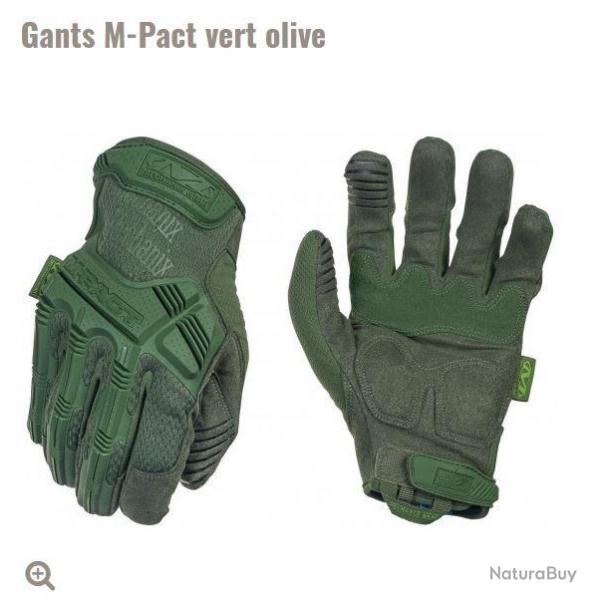 gants tactique mechanix Mpact Vert Olive OD green