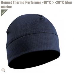 Bonnet thermo performer A10 equipement Bleu marine