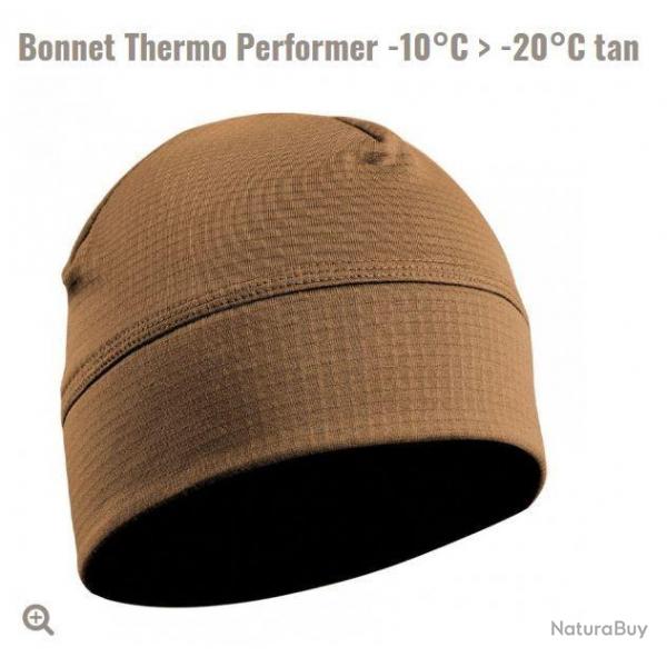 Bonnet thermo performer A10 equipement tan beige coyote sable