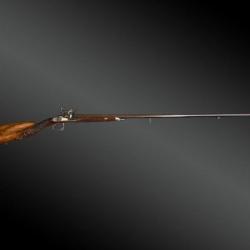 Fusil De Chasse, Double Silex, Signé Duchamp à Lyon, France, 1er Empire