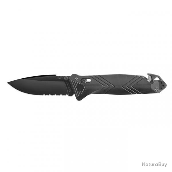 Couteau de poche Cac serration PA6 noir