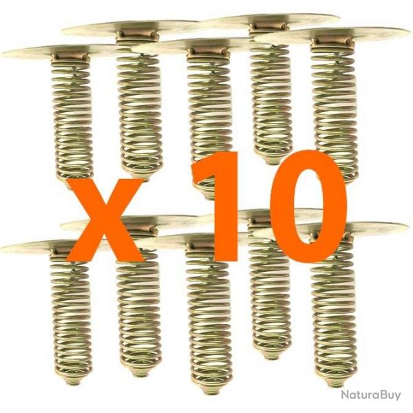 Lot de 10 ressorts pour agrainoir 13 cm 
