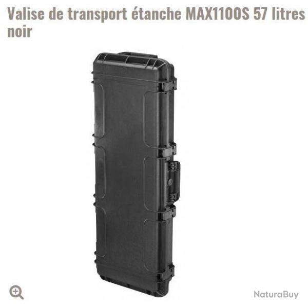 Valise de transport tanche MAX1100S 57 litres noir