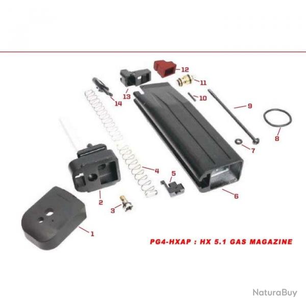 Pices origine pour chargeurs gaz srie HX - Valve de percussion N11