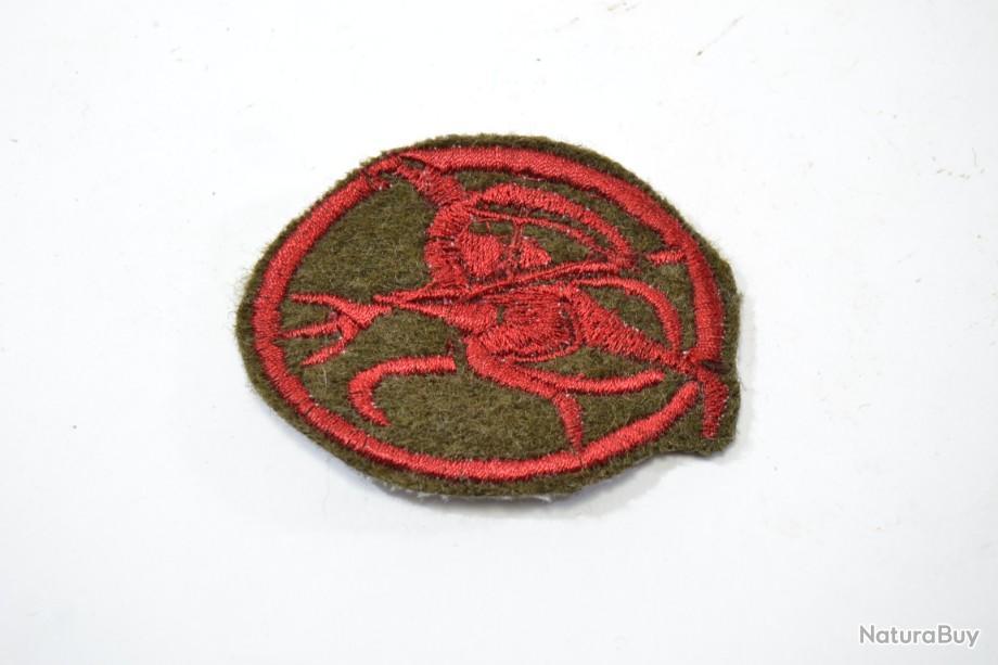 Repro insigne brodé 152 régiment d'Infanterie 1940, 152 RI diable rouge ...