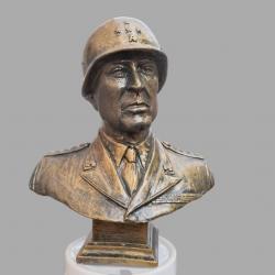 Buste artisanal du Général Patton