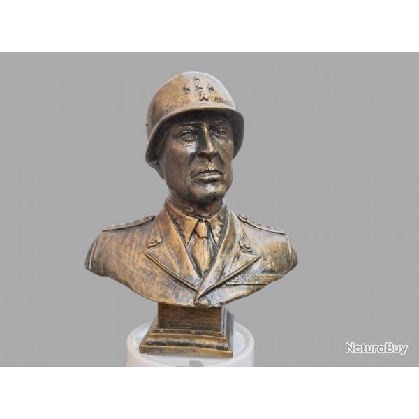 Buste artisanal du Gnral Patton