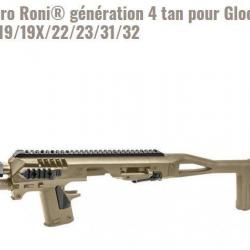 Micro Roni génération 4 tan pour Glock 17/19/19X/22/23/31/32