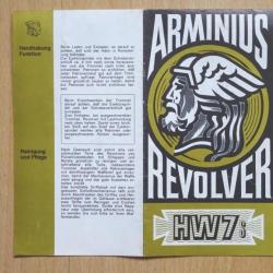 notice origine revolver ARMINIUS HW7 HW 7s (envoi par mail) - VENDU PAR JEPERCUTE (m993)