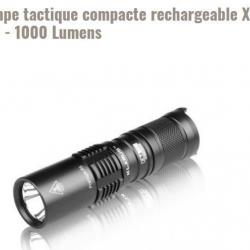 Lampe tactique compacte rechargeable XT1C LED - 1000 Lumens