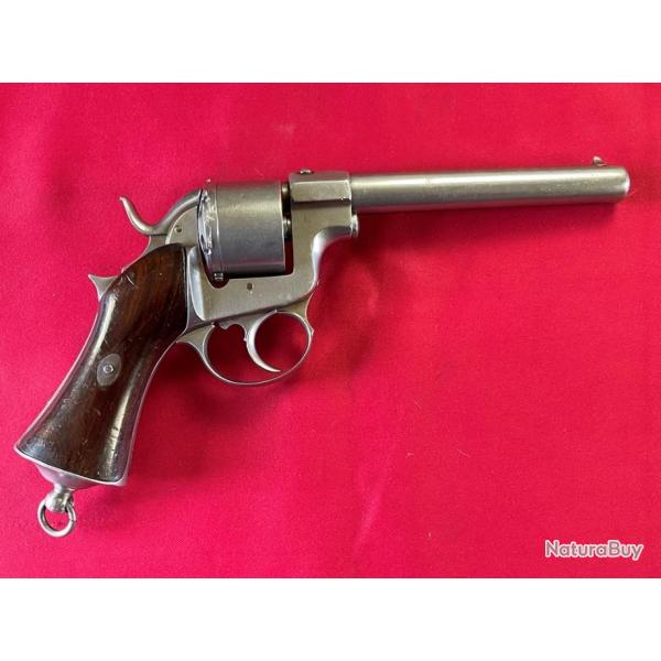 Trs rare ! Revolver Pidault & Cordier 1er type, calibre 11mm P&C sans bourrelet (352)