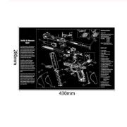 Tapis De Démontage Et Nettoyage Colt 1911 - 43 X 28 Cm - InTheTarget (neuf)