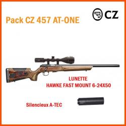 Pack carabine Rimfire CZ 457 AT-ONE cal 22Lr 