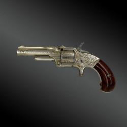 Revolver Marlin XXx Standard 1872 Gravé D'usine Et Nickelé. États-unis. XIXème