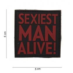 Patch 3D PVC Sexiest Man Alive Rouge (101 Inc)