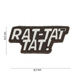 Patch 3D PVC Rat-tat tat Marron (101 Inc)