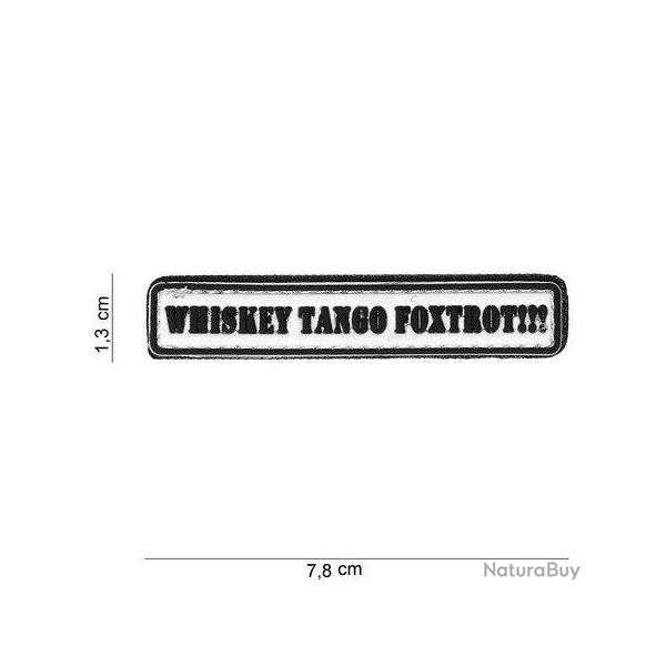 Patch 3D PVC Whiskey Tango Foxtrot (101 Inc)