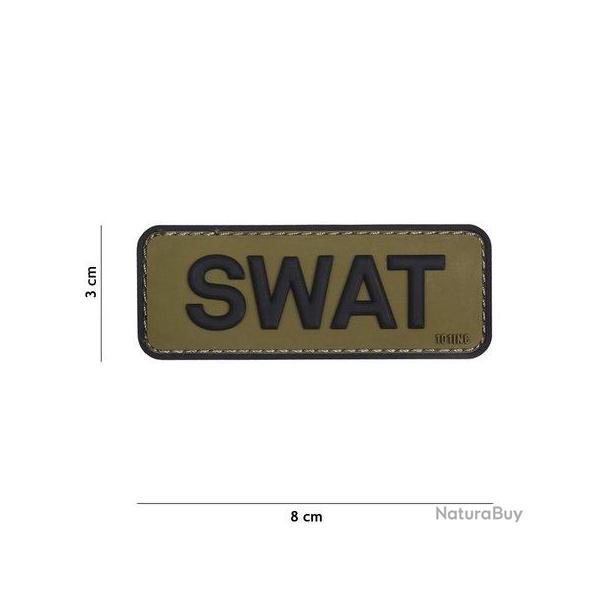 Patch 3D PVC SWAT OD & Noir (101 Inc)