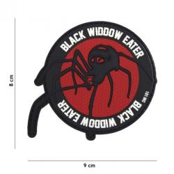 Patch 3D PVC Black Widdow Eater Rouge (101 Inc)