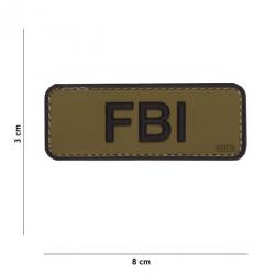 Patch 3D PVC FBI OD & Noir (101 Inc)