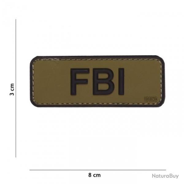 Patch 3D PVC FBI OD & Noir (101 Inc)