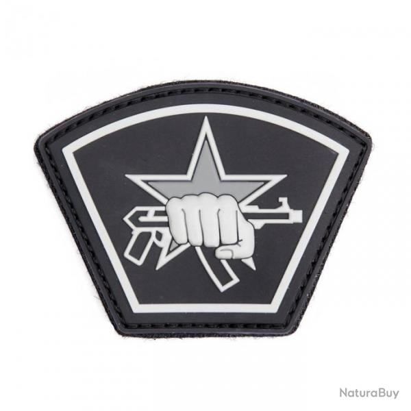 Patch 3D PVC Russian Star Fist Noir (101 Inc)