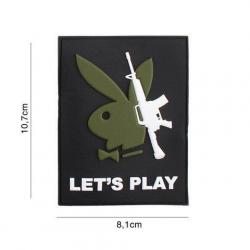 Patch 3D PVC Playboy Rifle Let's Play (101 Inc)