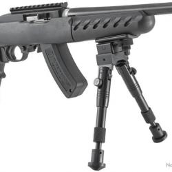 Pistolet Ruger 22 Charger Cal .22LR 10" 25.4 cm 15 coups Noir fileté 1/2-28" - Takedown