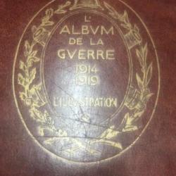 L'Album de la Guerre 1914/1919  Tome 1    Edition de 1926