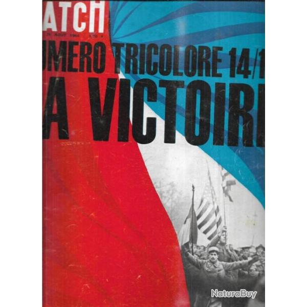 paris match 803 aout 1964 numro tricolore 14/18 la victoire , car petit saint-bernard , soraya,