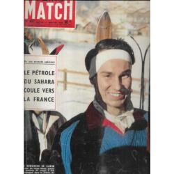 paris match 457 janvier 1958 le pétrole du sahara coule vers la france, ski karim, mahomet, algérie