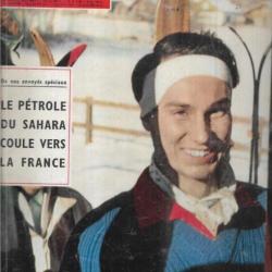 paris match 457 janvier 1958 le pétrole du sahara coule vers la france, ski karim, mahomet, algérie