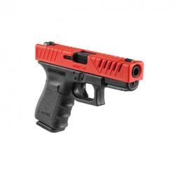 Couvre culasse rouge FAB Defense Tactic Skin pour pistolets Glock 17, 22, 31 et 37