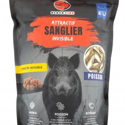 Attractif Sanglier Black Fire Invisible 1,5 Kg Poisson