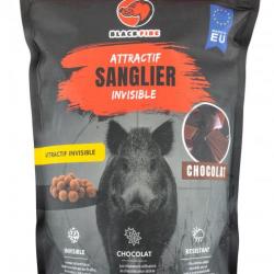 Attractif Sanglier Black Fire Invisible 1,5 Kg Chocolat
