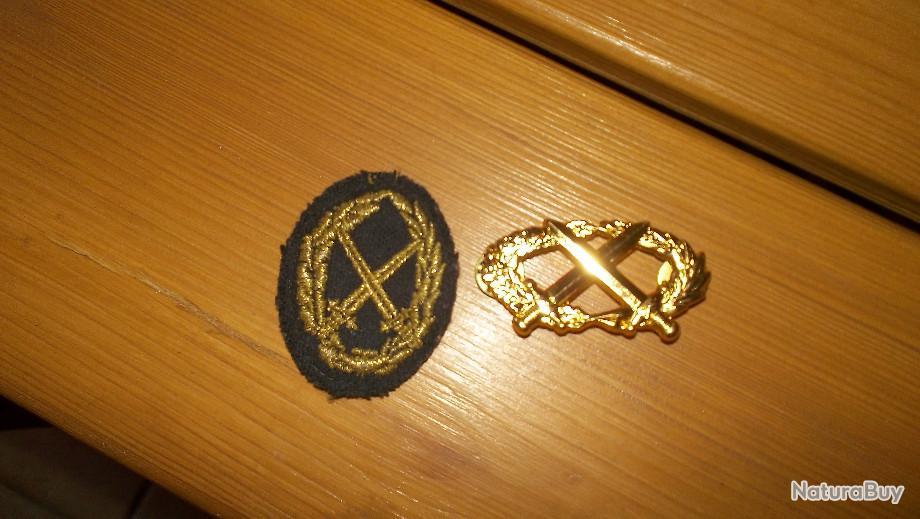 Insigne BMPE Grade Bronze Militaire - Métal Avec Attaches à Pin's - Brevet Professionnel élémentaire