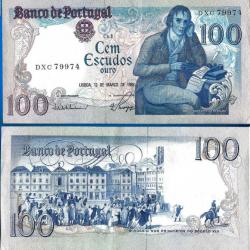 Portugal 100 Escudos 1985 Barbosa Du Bocage Escudo Billet Europe