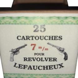 7 mm Broches ou 7mm Lefaucheux: Reproduction boite cartouches (vide) LEFAUCHEUX 8747387