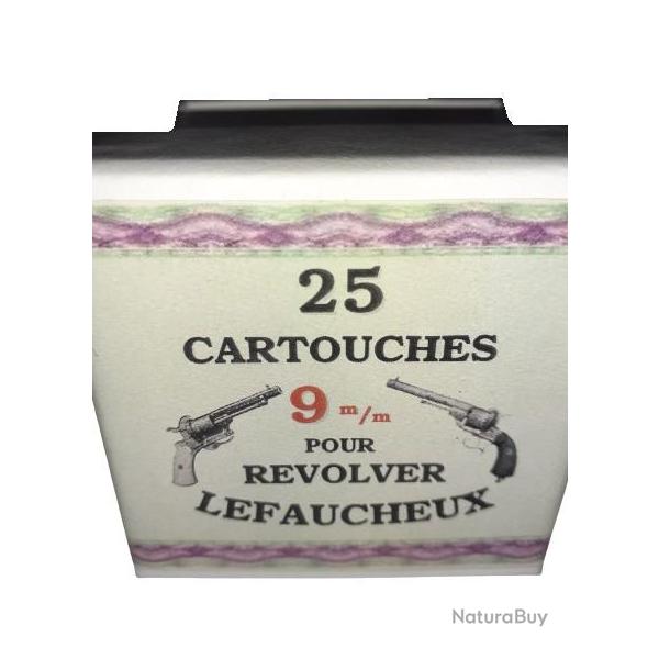 9 mm Broches ou 9mm Lefaucheux: Reproduction boite cartouches (vide) LEFAUCHEUX 8747392