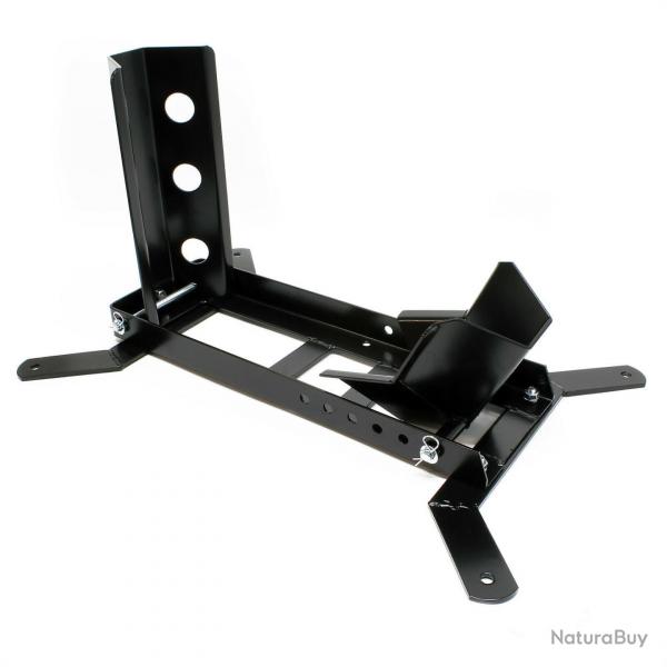 Support roue moto bloque roue bquille rglable jusqu' 450 kg trteau moto noir 16_0002929